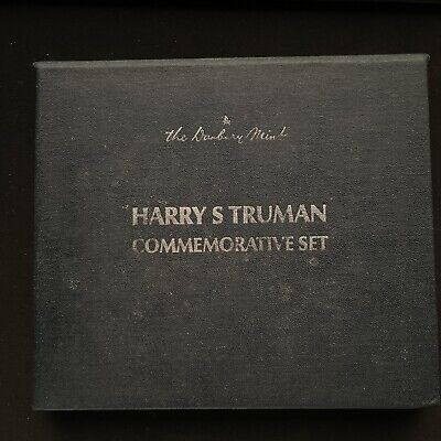 The Danbury Mint 1973 Harry S. Truman Sterling Silver .925 Coin Set With Coa