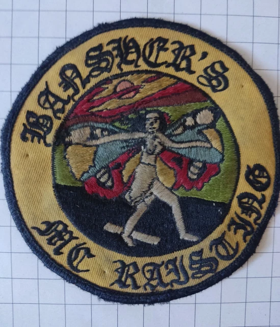 Aufnäher „Gott Schütze Uns Mopeds“ – 12x12 Cm, Bügelbar & Waschbar | Für Biker-Jacken, Rucksäcke & Mehr