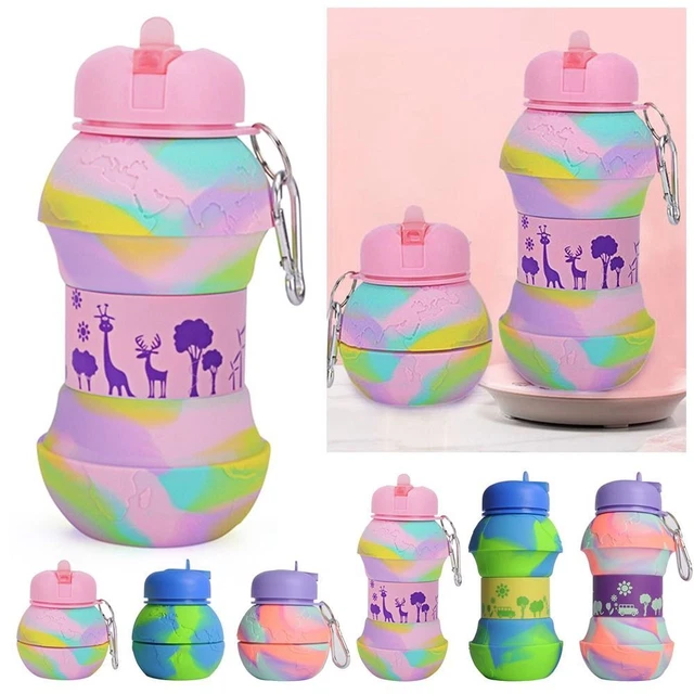 Bottles Water Bottle Folding Bottle Silicone Drinking Bottle Drinking Cup