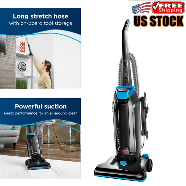BLACK POWER FORCE Bagged Upright Vacuum OdorEliminating Floor Care