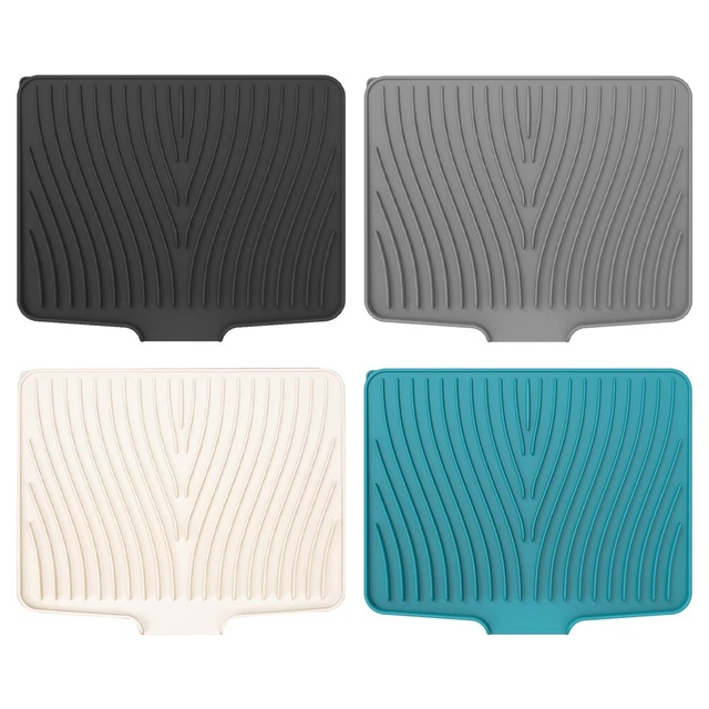 Tapis Absorbant De Cuisine - Vert 30x40 Cm - Imperméable, Anti-huile - Pour Vaisselle, Plan De Travail