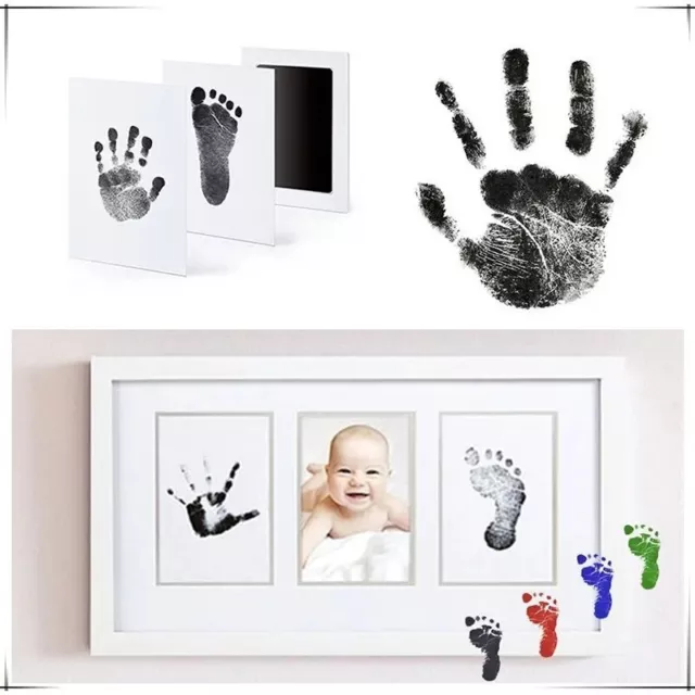 Non-Toxic Inkless Pet Paw Print Kit | Baby Handprint & Footprint Keepsake Maker