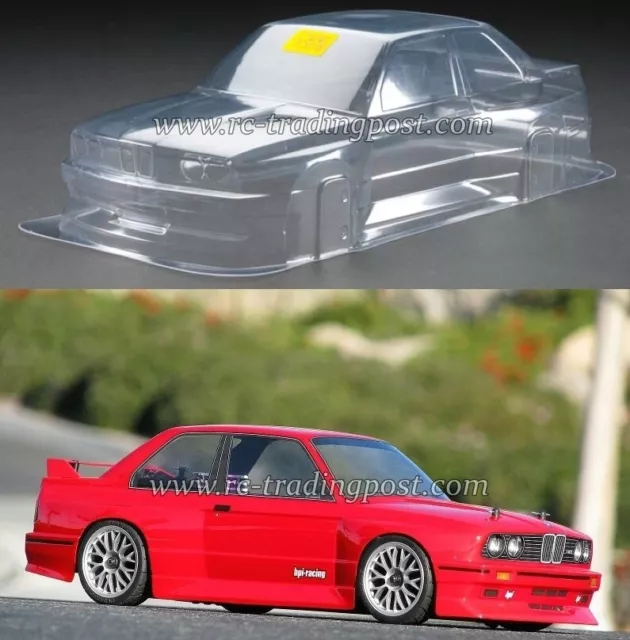 Clear RC Body BMW E30 M3 1/10 OnRoad Car HPI/4Tec2.0/V100/RDS/200mm