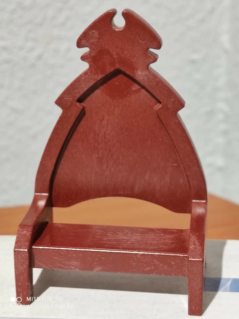 Siège Trône Doré Playmobil Pour Roi Et Reine - Pièces Médiévales Chevaliers