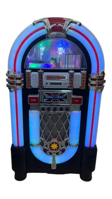 Jukebox Radio CD Vintage in Legno