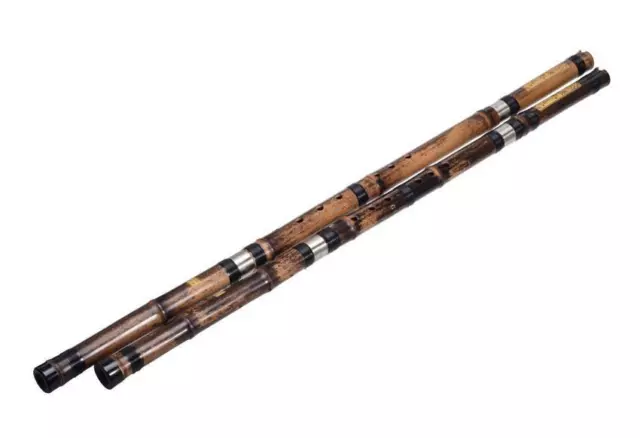 Professional Chinese Vertical Bamboo Flute Xiao  Music Instrument  3 Sections 2
