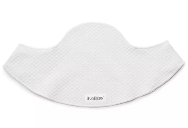 BABYBJÖRN Bavoir pour Porte-Bébé Mini, Blanc, lot de 2