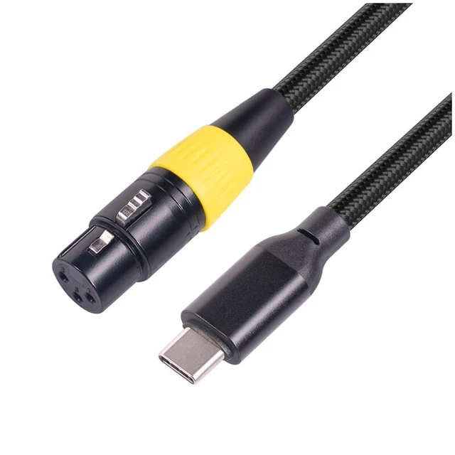 cavo cablato da presa xlr femmina a doppia spina xlr maschio 0.6mt