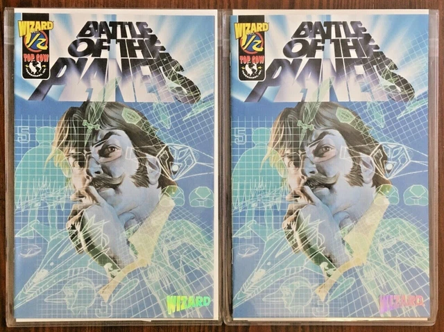 Battle Of The Planets #1/2 Wizard Foil Variant Top Cow COA - NM