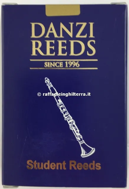 Danzi Reeds ance clarinetto sib D3 Student 2.5 box da 10
