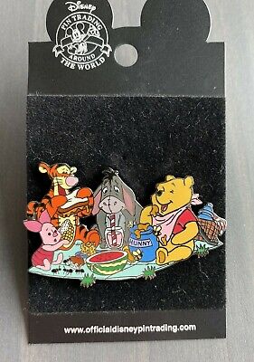 Disney 39937 Winnie the Pooh and Friends- Summer Picnic Pin Tigger Eeyore Piglet
