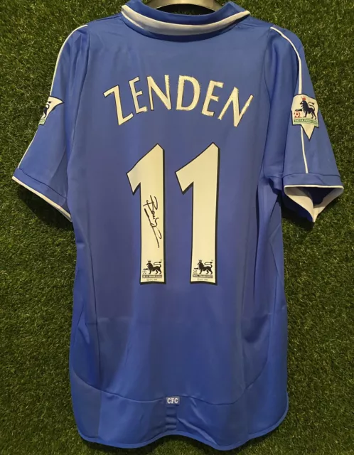 Boudewijn Zenden Signed Chelsea 2001/03 Shirt - Comes With a COA - Holland