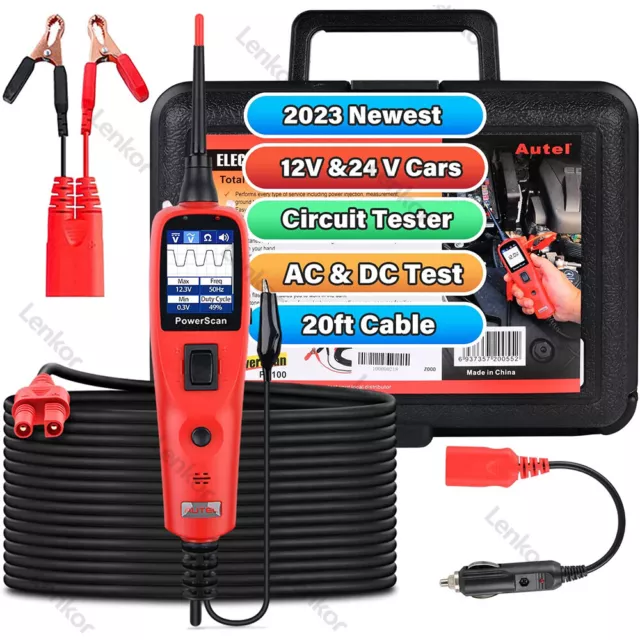 🔥AUTEL PS100 Auto Circuit Tester Power Kit Probe DC 12-24V, Kfz-Elektrodiagnose