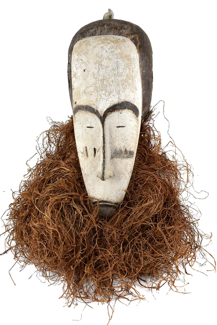 Fang Mask Ngil Society Gabon African Art