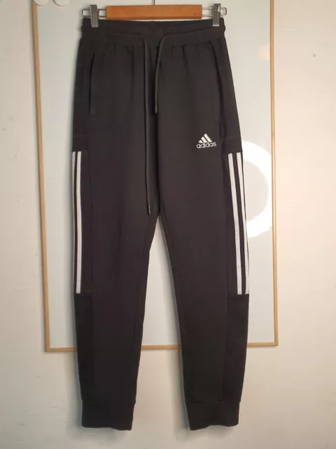 Adidas Sweatpants Kids Size L Large Black Jogger Tapered Running Compression