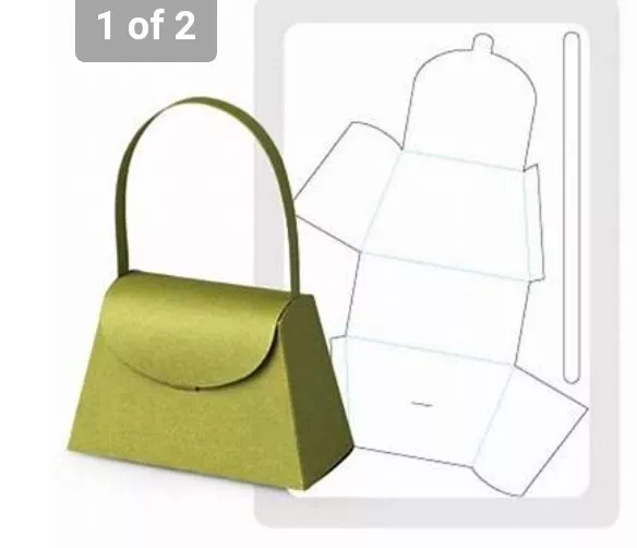 Stampin' Up Sizzix Big Shot Die Bigz L Petite Purse 125606 Bag Rare Discontinued