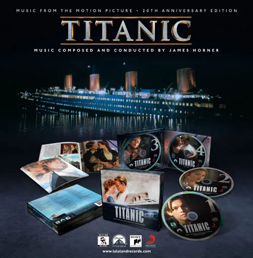 Titanic - 4 x CD Complete Score - Limited 5000 - OOP - James Horner