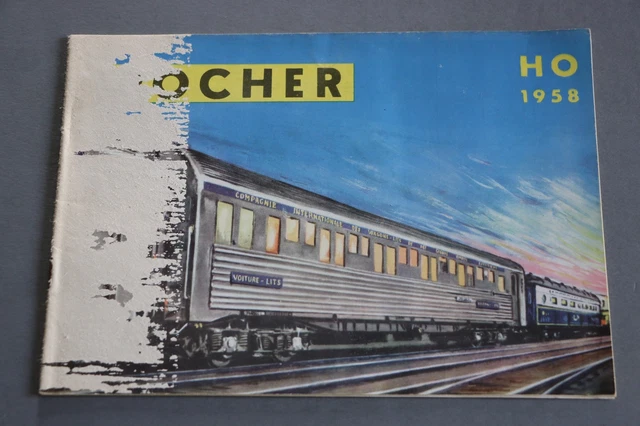 Catalogue Pocher X412 HO 16 Pages - Train Wagon Voiture Maquette 19,5x22 Cm