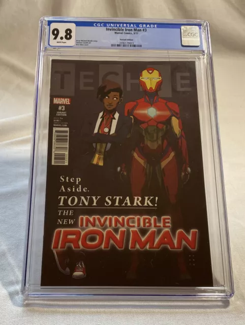 Invincible Iron Man #3 CGC 9.8 Anka Cover Variant