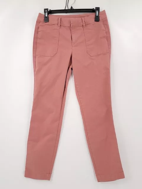 Old Navy Pixie Chino Skinny Pants Womens Adult Size 6 30x26 Salmon Solid