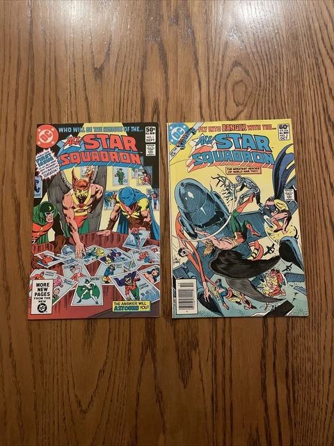 All-Star Squadron #1, 2 (DC Comics 1981) Bronze Age Key 1st Issue! NM/VF
