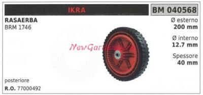 BRM Tappo carburante IKRA rasaerba tosaerba tagliaerba BRM 1466 NTL  044906 