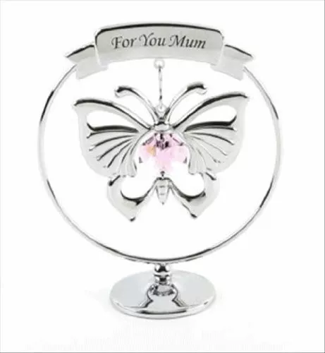 Crystocraft - MUM Gift Butterfly made with Strass Swarovski Crystal Elements