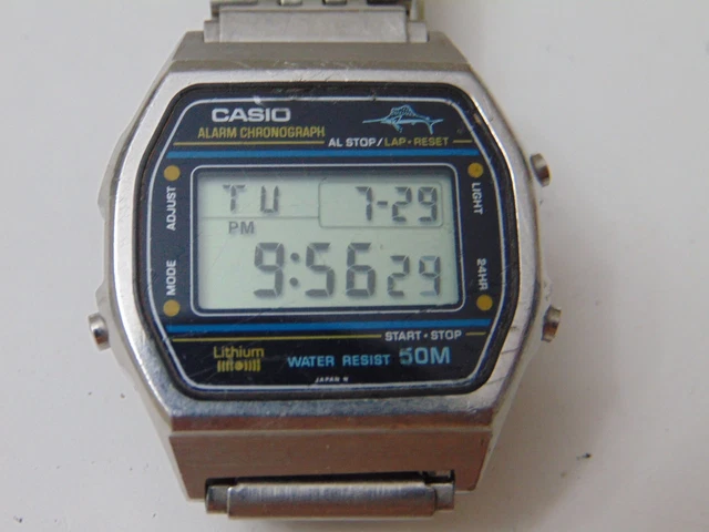 ⭐️ VINTAGE 1980 CASIO A255 DIGITAL WATCH Mod 248 fits W-23