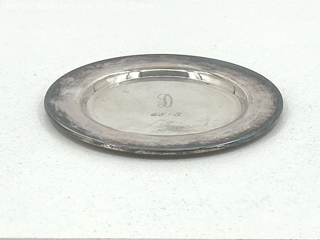 WM A Rogers Silver Plate with D 68-3 Etched
