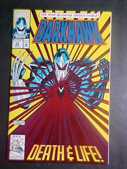 Darkhawk #25! Origin Finale! Foil Cover! Nm 1993 Marvel Comics