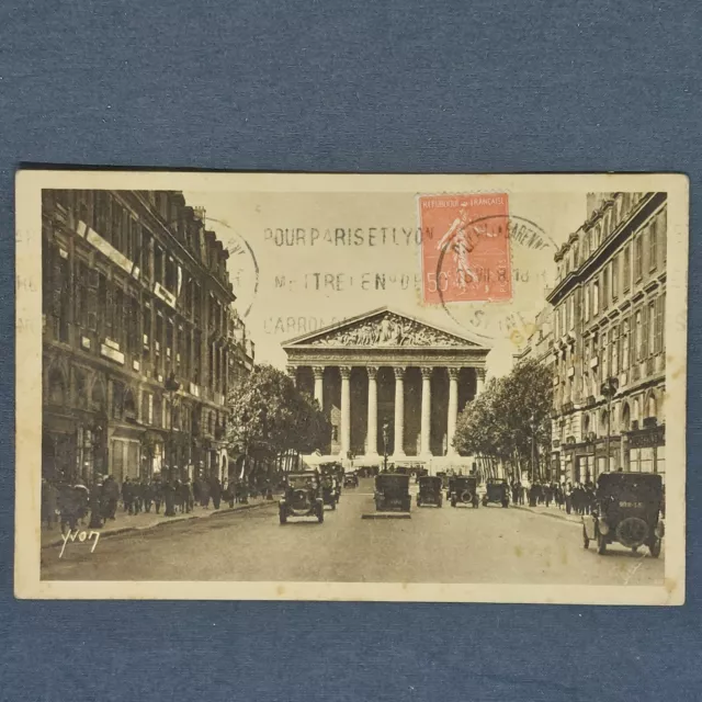 CPA Carte Postale Ancienne Paris - La Madeleine Et La Rue Royale