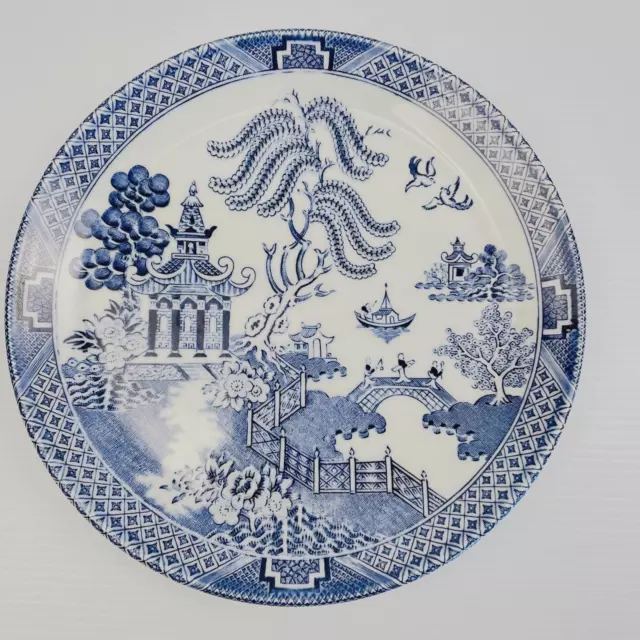 Willow Pattern Side Plate Made in Australia by Johnson Hand Engraved