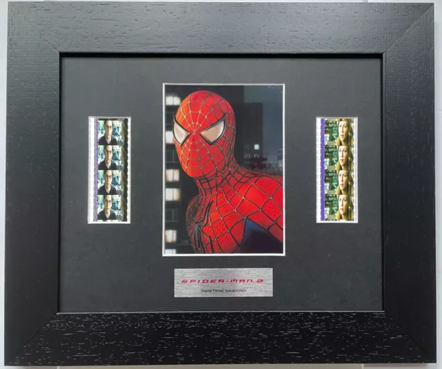 Spiderman 2 Original DOUBLE 35mm Film Cell Memorabilia