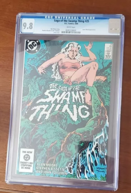 Saga of the Swamp Thing #25 - CGC 9.8 - WP 1st Cameo App of John Constantine