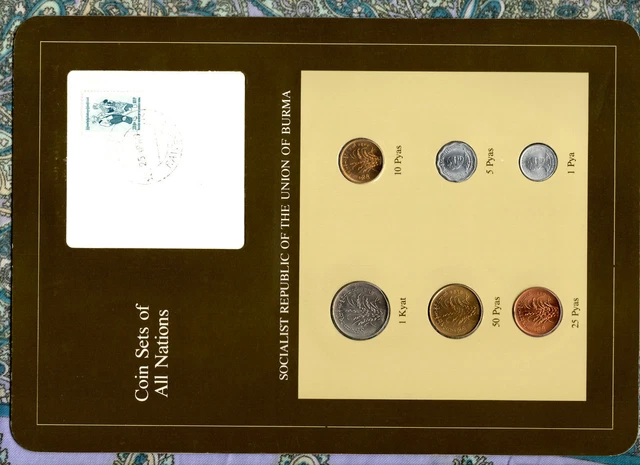 Coin Sets of All Nations Burma 1966 - 1983 UNC 10P stamp