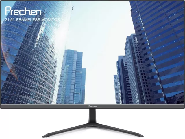 21.5 Inch IPS FHD 1920 x 1080P Business Computer Monitor, 75Hz Ultra-Thin Bezel