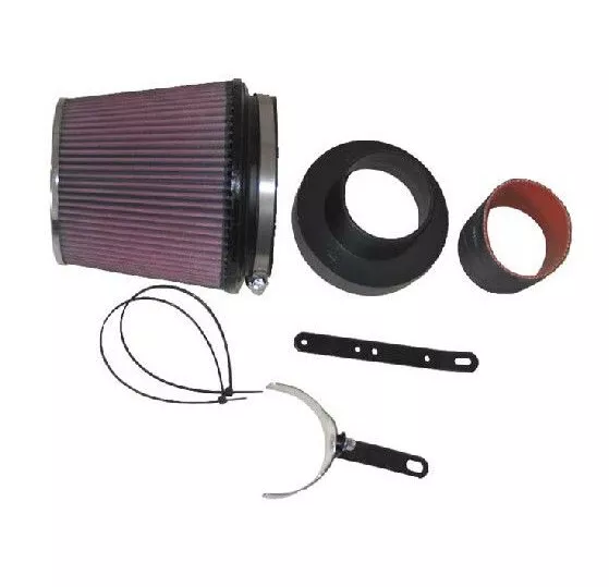 K&N 57-0574 Universal Racing Air Intake System Assembly Filter Racing Audi A4