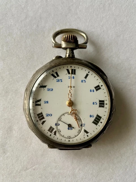 Montre À Gousset Mécanique Noir | Maison Gousset