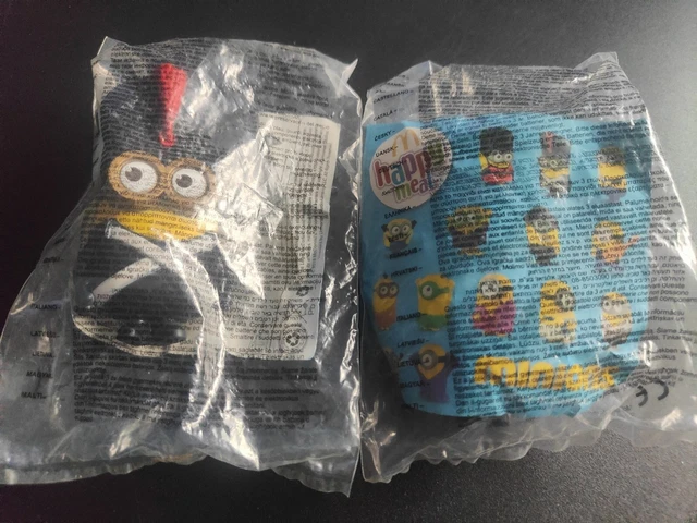 McDonald's Happy Meal Toys Minions 2015 Minion Talking Soldier Black Version NEW