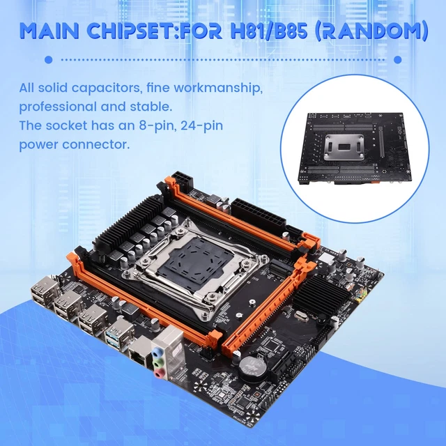 X99 D4 DESKTOP Motherboard B85 LGA2011-3 4X DDR4 REG ECC Slots M.2 ...