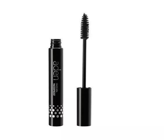 Aden Cosmetics Waterproof Mascara - 10 ml, Schwarz