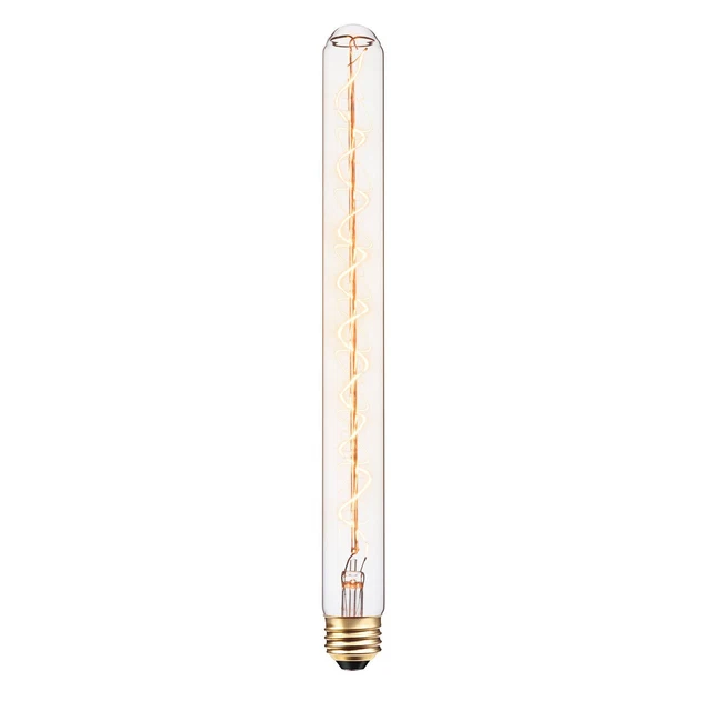 Oversized Vintage Edison Tube 60W Clear Glass Dimmable Incandescent Light Bulb