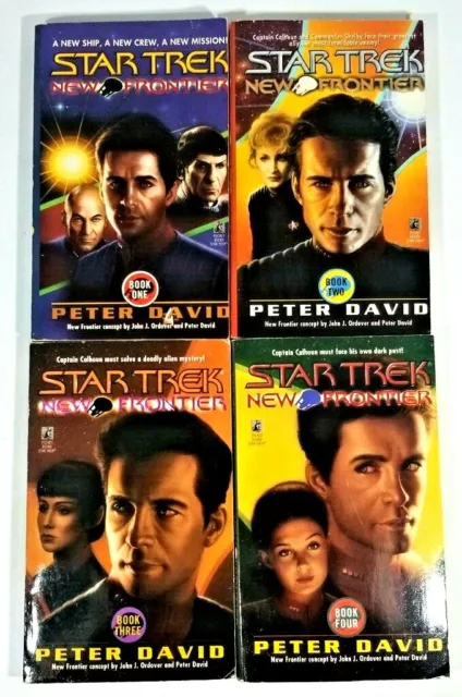 Star Trek New Frontier Books 1 Thru 4 Peter David