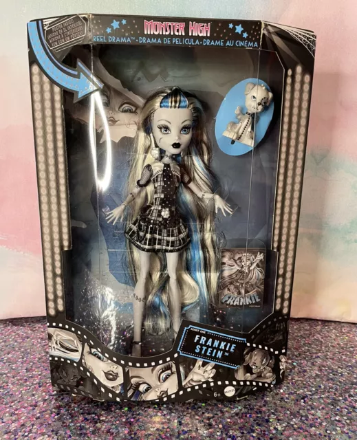 MONSTER HIGH REEL Drama Frankie Stein Doll Collectors NEW IN BOX