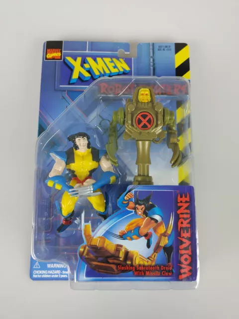 Wolverine X-Men Robot Fighters Action Figure Marvel VTG Toy Biz 1997 90's New