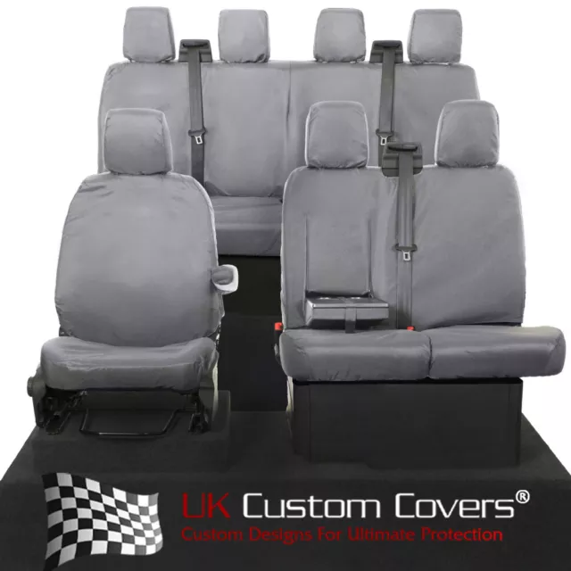 Ford Transit Mk8 Double Cab Tipper 2022+ Front Rear Seat Covers 120 180