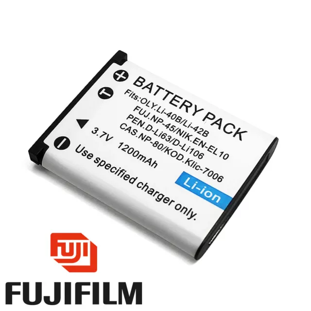 New Fujifilm NP-45A Battery For Original NP-45 J10 J25 J35 JV150 Z31 EN-EL10