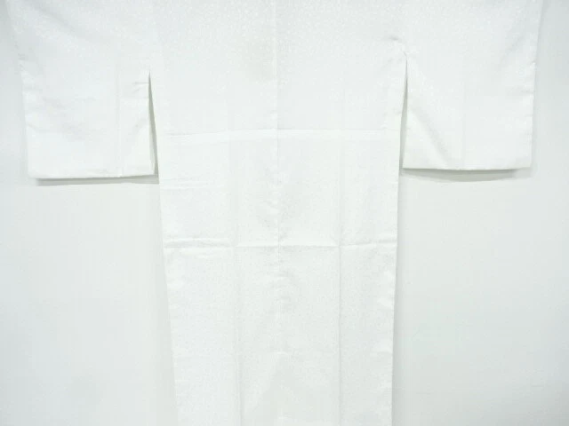 6564797: Japanese Kimono / Vintage Unused Hitoe Juban / Woven Sakura