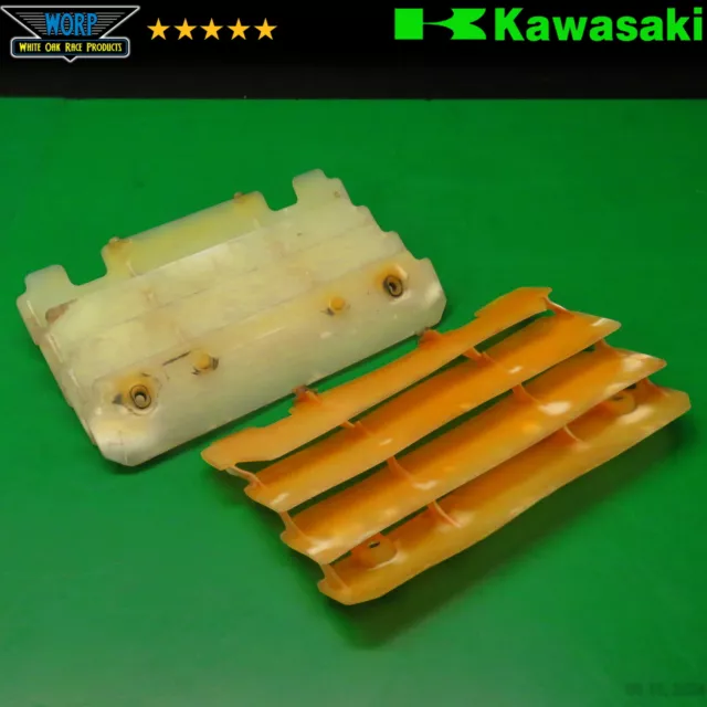 1999 Kawasaki Kx125 Radiator Guard Covers Louvers Grilles 14037-1257-Rz