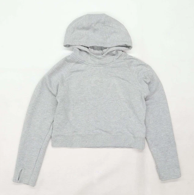 USA Pro Girls Grey  Polyester Pullover Hoodie Size 9-10 Years  Pullover